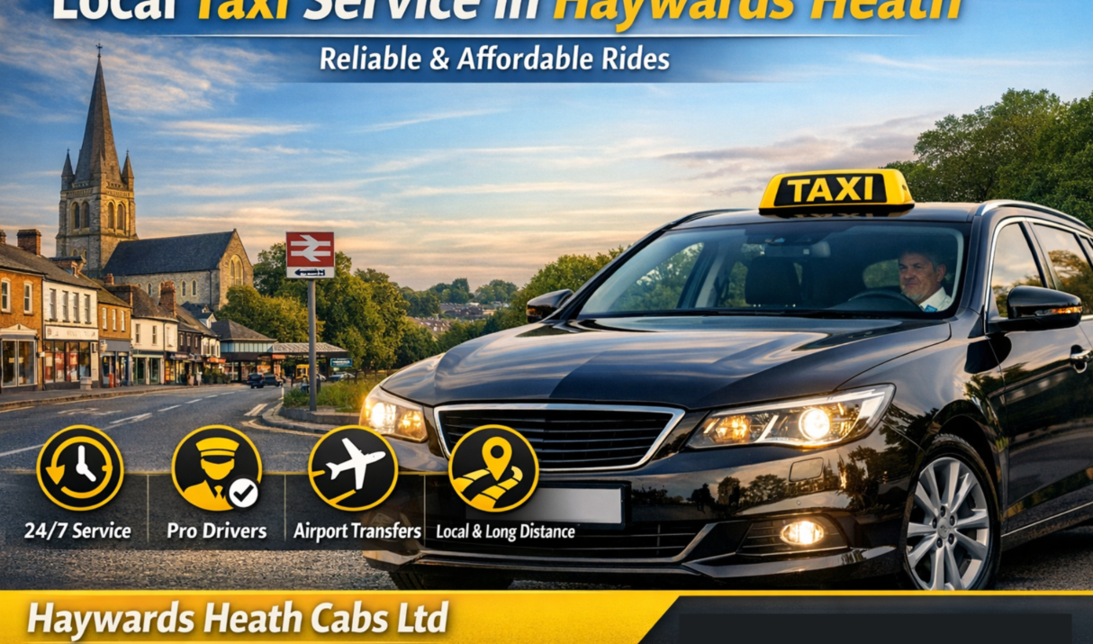 Local Taxi Service in Haywards Heath – Reliable Travel with Haywards Heath Cabs Ltd